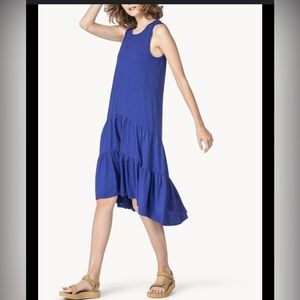 Lilla P Royal Blue High-low tank dress size XS